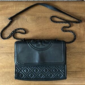Tory Burch Fleming Small Tonal Convertible Shoulder Bag